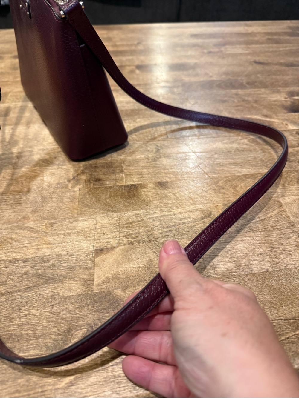 Kate Spade New York Jeanne Crossbody Cherrywood EUC - Picture 3 of 16